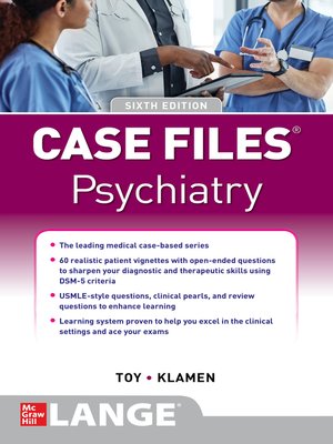 cover image of Case Files Psychiatry